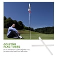 thumbnail image 3 of FENGGUIQU Multi-Function Golf Divot Tool Flag Fixing Tube White Plastic 2Pcs, 3 of 6