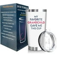 thumbnail image 2 of Christmas Gifts For Grandma - Grandma Gifts From Granddaughter, Grandson - Birthday Gifts For Grandma, Nana, Gigi, Mimi, Grammy From Grandchildren, Grandchild - 20 Oz Tumbler, 2 of 6