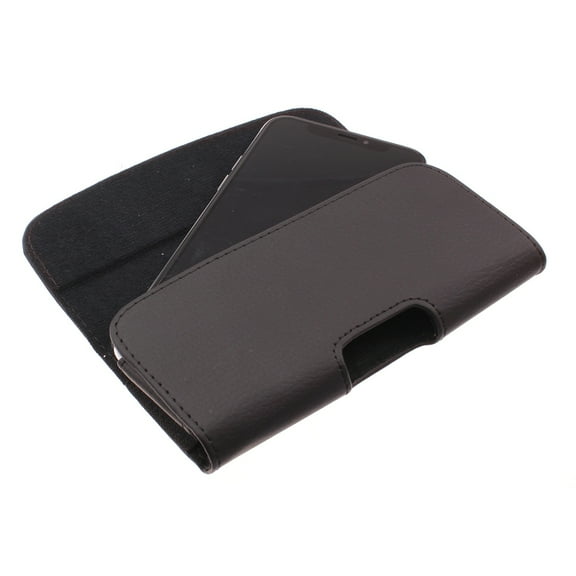 Leather Case Belt Clip for TCL A30 (A3) - Holster Cover Pouch Loops Carry Compatible With TCL A30 (A3)