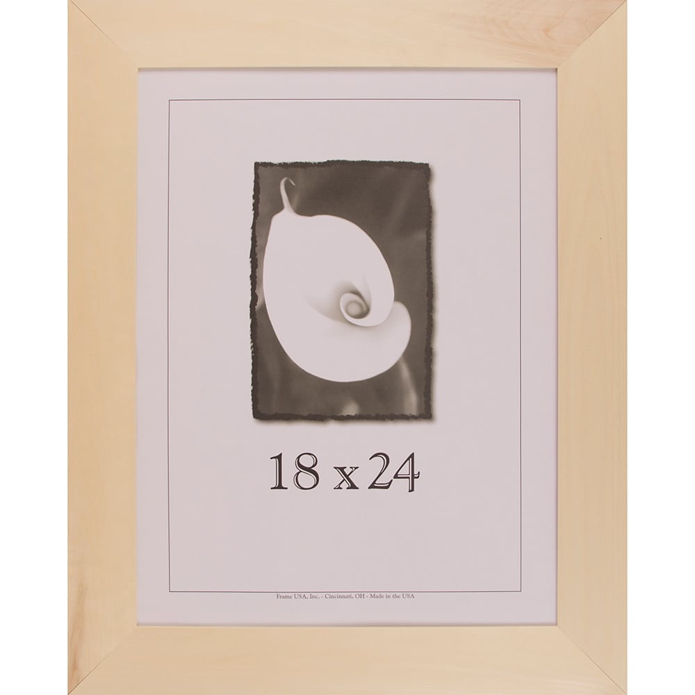 Frame USA 18inch x 24inch Unfinished Wood DIY Picture Frame
