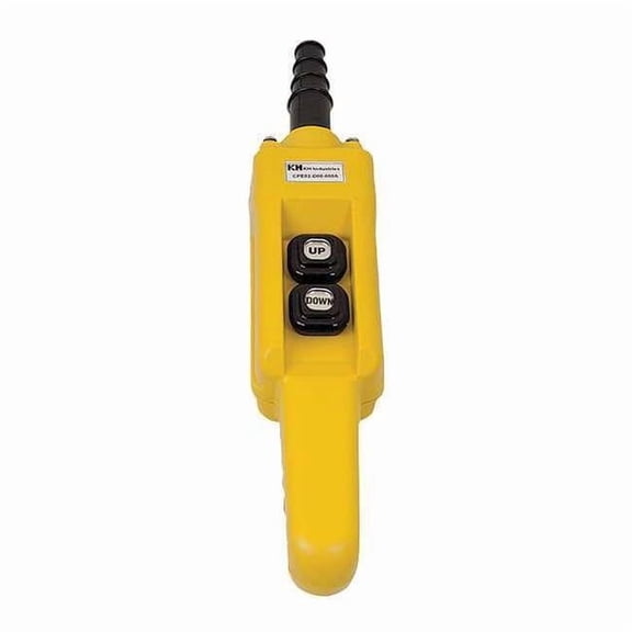 Kh Industries Pendant Station,2,Push Button,NO,Yellow CPE02-D00-000A