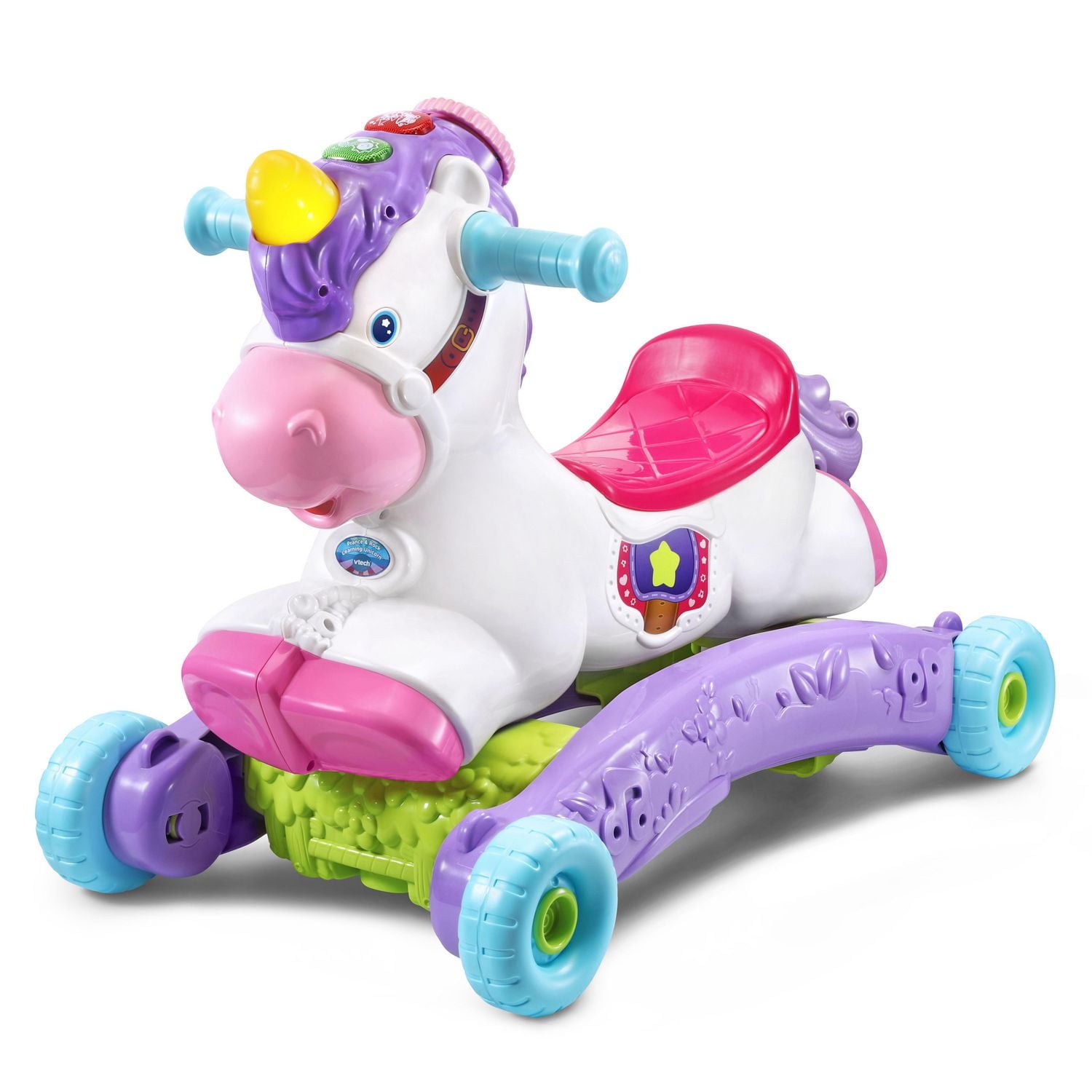 VTech Prance & Rock Learning Unicorn™ - Rocking Horse and Ride-On Toy - English Version, 12-36 Months