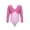 Pink, variant on Kids Girls Velvet Leotard Backless Bodysuit Long Sleeves Tank Ballet Dancewear Sportswear Royal Blue 120