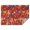 Red Orange Mushroom, variant on Red Mushroom Leaf Black Pattern Rectangle Tablecloth 60"x84",Waterproof Polyester Rectangle Table Cloth, Wipeable Spillproof Polyester Tablecloth for Dining, Camping, Indoor and Outdoor