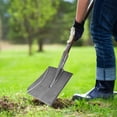 thumbnail image 4 of COSMOBETTY 1Pcs Square Garden Hand Shovel For Farmers Landscaping Tools 12.18X7.07X1.18 In, 4 of 8