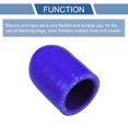 thumbnail image 4 of Unique Bargains 1 Pcs 30mm Length 25mm/0.98" ID Blue Silicone Rubber Hose End Cap Silicone Reinforced Blanking Cap, 4 of 7