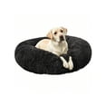 thumbnail image 3 of Calming Dog Bed Large - Donut Cuddler Pet Bed for Medium & Large Dogs Up to 55lbs - Ultra-Soft Round Orthopedic Dog Bed with High Bolster - Machine Washable & Non-Slip Bottom, 3 of 8