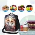 thumbnail image 4 of Balery Romantic Flower Fox Caja de Almuerzo y Bolsa de Almuerzo para Hombres y Mujeres, Bolsa de Almuerzo Reutilizable con Gran Capacidad, Bolsa de Almuerzo Aislada, 4 of 7