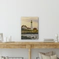 thumbnail image 2 of LED Cottage and Lighthouse on the Shoreline at Sunset Lighted Canvas Wall Art 11.75" x 15.75", 2 of 6