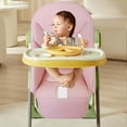 thumbnail image 2 of HSHDLDF Baby Dining Chair Cover | PU Leather Dining Chair Cushions | High Chair Cushion Cover, Comfortable Multifunctional Seat Cover for Peg Perego, Kosmic Jané, Baoneo, Siesta Zero3, 2 of 7