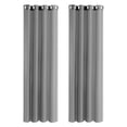 thumbnail image 1 of Zootealy 2 Pcs Curtain Moderne Simple Imperméable Couleur Unie Trilon Transparent Perforé anti-UV Curtain Tissu, 1 of 6