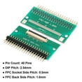 thumbnail image 3 of Unique Bargains FFC FPC Connector Board 40 Pin 0.5mm 2.54mm to 1.0mm 2.54mm DVD PCB Converter Board, 3 of 5