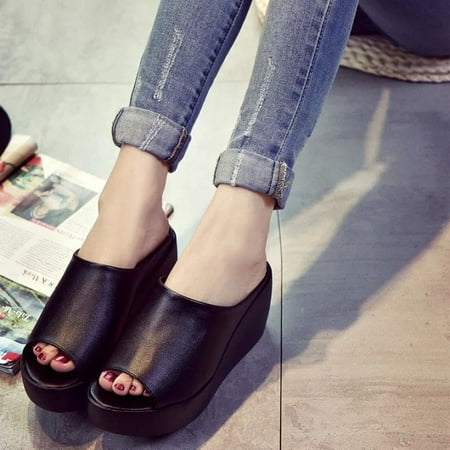 

Summer Women Sandals Fashion Ladies Peep Toe Wedge Shoes Outdoor Casual Comfy Female Footwear A3