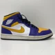 thumbnail image 3 of Ni - ke Air Jordan 1 Mid Purple Sneakers Men's 11, 3 of 5