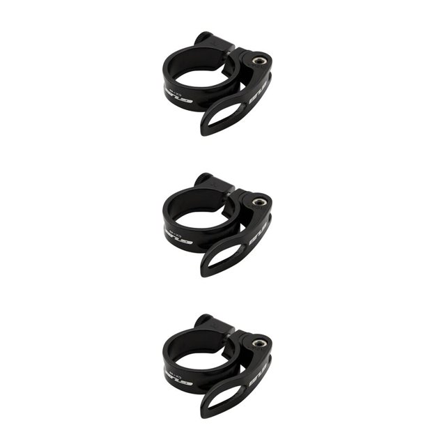 Abrazadera de aluminio Eigraketly para tija de sillín de bicicleta MTB liberación rápida 31.8 mm y 34.9 mm