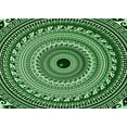 thumbnail image 1 of Ahgly Company Indoor Rectangle Patterned Pastel Green Area Rugs, 5' x 7', 1 of 6