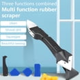 thumbnail image 4 of Kenally Rascador de pegamento de vidrio multifuncional, removedor de sellador de silicona, conjunto de herramientas manuales de costura de Type3 NO3, 4 of 6