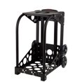 thumbnail image 5 of Zuca SK8ter Block Sport Insert Bag with Sport Frame, Black with Flashing Wheels, 5 of 6