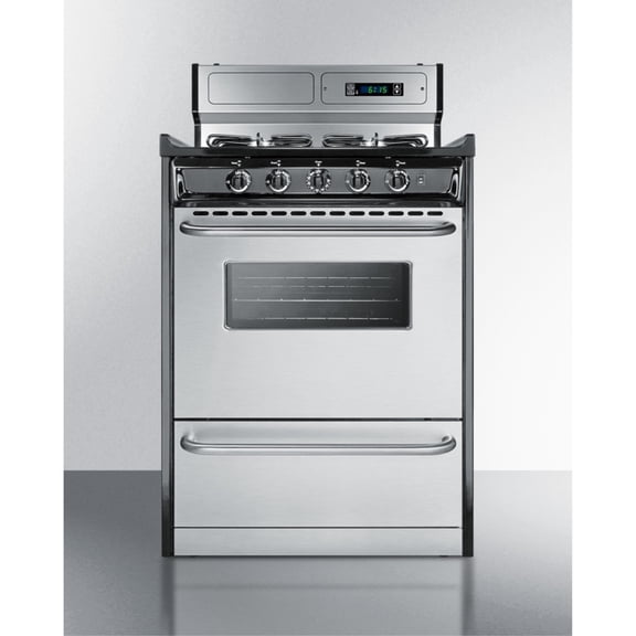 24" Wide Gas Range, Sealed Burners
