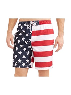 George American Flag Mens Swim Trunks (XXXL 48/50)