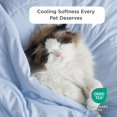 thumbnail image 3 of Premium Cooling Blanket for Extra Large Dog - Q-MAX>0.5, Breathable Summer Washable Cold Pet Mat, Soft Durable Self Cooling Dog Mat for Hot Weather, Pearl Grey, 50x60, 3 of 5