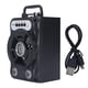 thumbnail image 1 of Mini altavoz portátil Bluetooth YUANXCMXG negro bajo pesado con batería incorporada para viajes de fiesta en casa, 1 of 5
