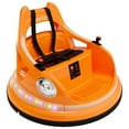 thumbnail image 1 of Coche de choque eléctrico para niños, automóvil 12V con control remoto, luces LED y giro 360°, 1 of 9
