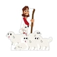 thumbnail image 2 of Advanced Graphics 3144 72 x 25 in. The Good Shepard Cardboard Cutout Set, Creative for Kids, 2 of 4