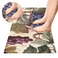 thumbnail image 2 of Grapes with Leaves Luxury Kitchen Rug Non Slip Bathroom Plush Mat Shaggy Bedroom Carpet 39"x20", 2 of 6