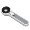 thumbnail image 2 of Handheld Magnifier, 3 Levels Brightness Adjustment Touch Control 6 Lamp Beads 30X Magnifying Glass  For Reading Books, 2 of 8