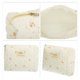 thumbnail image 3 of 1 Pc Bolsa de Maquillaje Mediana Acolchada para Mujeres, Duradera, para Vacaciones, Viajes y Gimnasio, Color Beige, Algodón, 3 of 3