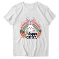 thumbnail image 1 of Camisetas de Manga Larga de las Mujeres, Impresión de Pascua Suelto Casual Cuello Redondo Suéter, 1 of 7