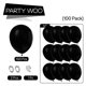 thumbnail image 5 of Globos PartyWoo, 100 unidades, 30 cm, látex negro mate, 5 of 6