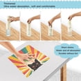 thumbnail image 3 of Yayeee 6 Pack Kitchen Dish Cloths for Washing Dishes Soft Absorbent Microfiber Towels, Colorful Black Cat, 3 of 9