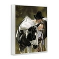 thumbnail image 4 of Stupell Industries Cowgirl & Spotted Horse Animals & Insects Painting White Framed Art Print Wall Art, 24 x 30, 4 of 10