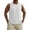 White, variant on Mens Sleeveless Tank Top Basic Workout Running Shirts Quick Dry Muscle Shirts Round Neck Athletic Gym Pullover