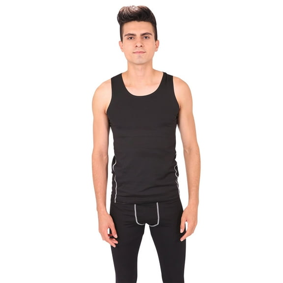 DURHAM MENS CAMISOLE - BLACK -LARGE