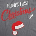 thumbnail image 2 of Bumps First Christmas Maternity Shirt Funny Merry Tee for New Pregnant Family, 2 of 7