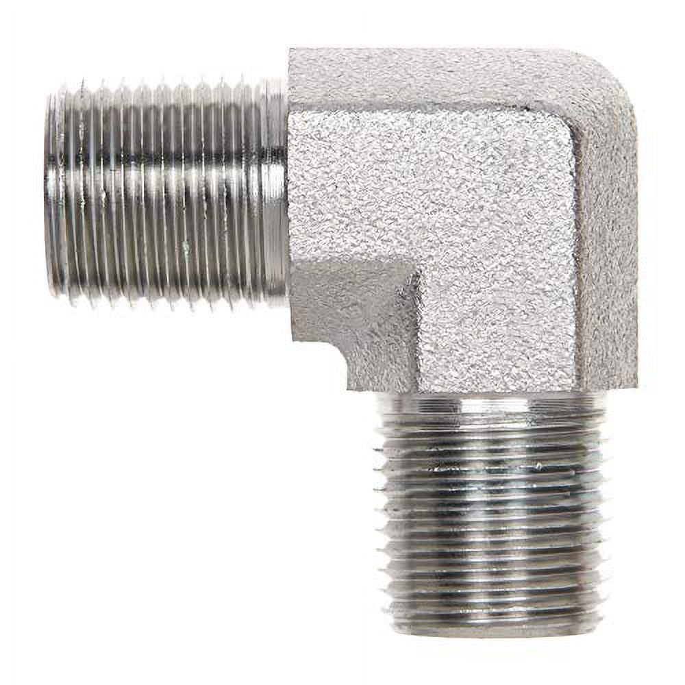 Gates Male Pipe NPTF to Male Pipe NPTF - 90 (SAE to SAE)