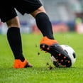 thumbnail image 4 of Vizari Botas de Fútbol Liga para Terreno Firme para Niños: Calzado de Fútbol Duradero, Ligero y Cómodo para Niños y Niñas, Naranja, 5, 4 of 8