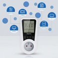 thumbnail image 3 of Toma de corriente para medidor de energía, vatímetro que mide el consumo eléctrico, con 7 modos de monitoreo, protección contra sobrecarga, 3680 W (2 paquetes), 3 of 5