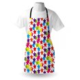 thumbnail image 3 of Modern Apron Little Rainbow Colored Funky Stars Kids Nursery Boys Girls Theme Artistic Print, Unisex Kitchen Bib Apron with Adjustable Neck for Cooking Baking Gardening, Multicolor, by Ambesonne, 3 of 3