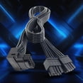 thumbnail image 3 of SIEYIO for RTX4000 Series 2x 8Pin Male to PCIE5.0 12+4 16Pin 12+4Pin GPU Card Cable, 3 of 6