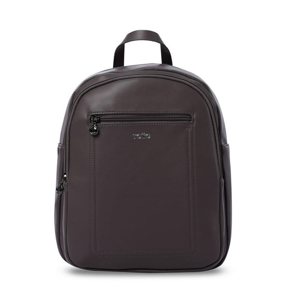 TOTTO Mochila Mediana para Mujer | Escuela - Oficina - Viaje | 10 L STYLE 2 cafe M