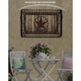 thumbnail image 2 of Texas Star Outdoor TV Cover 70 to 75 inch Farmhouse Country Star Wood Grain Waterproof Dustproof TV Covers for Outside with Zipper Remote Control Pocket Flat Screen Protectors, 2 of 7