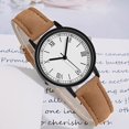 thumbnail image 2 of Resicozy Women's PU Leather Strap Watches Womens Roman Numerals Classic Round Dial Wrist Watches, 2 of 4