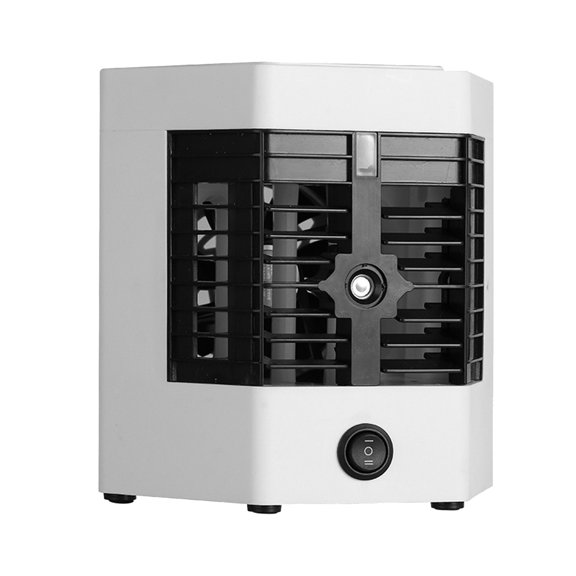 erfcxs Mini Portable Air Cooler Personal Space Cooler Easy To Fill Water And Led Light And Portable Air Conditioner Device Cool Any Space Like Home Office