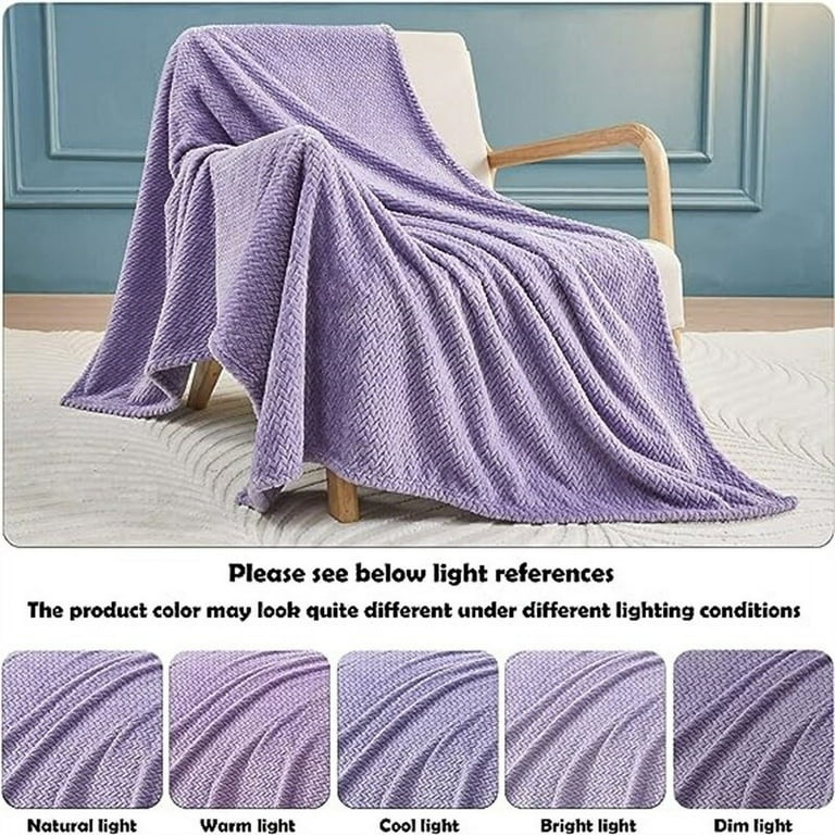 Super Soft Throw Blanket Lavender Throw 50 x 60 Walmart