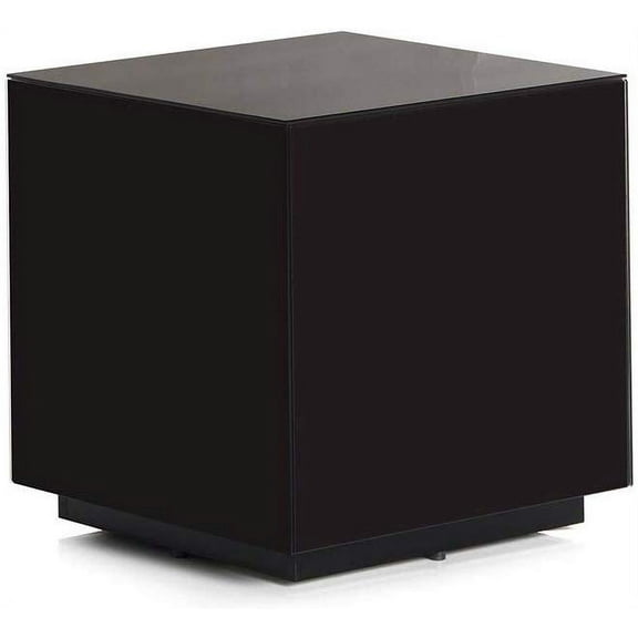 SONOROUS STB-45 All Glass Cube Side Table/Night Stand
