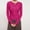 #205-Hot Pink, variant on Craaazy Womens Shirts Button Down Shirts For Women Ribbed Knit Cardigan Solid Color Long Sleeve Top Gifts For Women